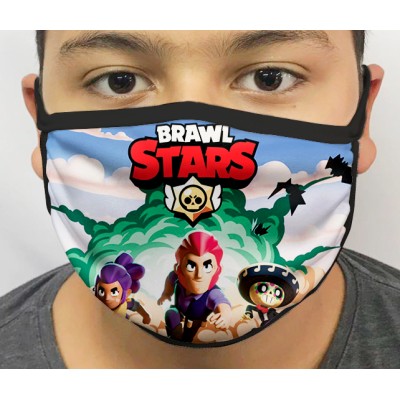 Máscara de Proteção Lavável Brawl Stars 02